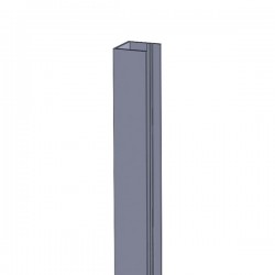 20 mm - U-Profil - Aluminium