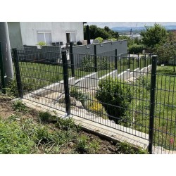 Fußplatte verzinkt - aufgedübelt - anthrazit