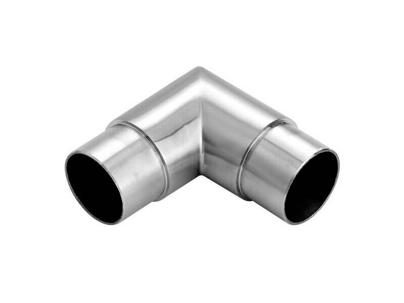 Eckbogen aus Edelstahl eckig 90° V2A