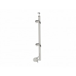 Geländerpfosten Außenecke Glasgeländer seitlich befestigt