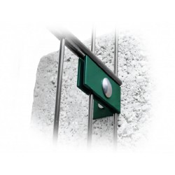 Zaunanschlusswinkel schmal grün