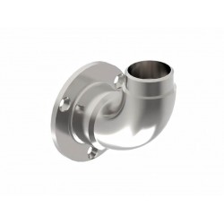 Handlaufhalter mit Flansch Edelstahl