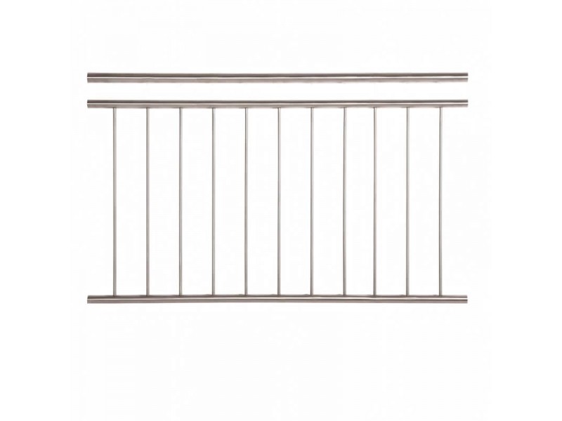 Geländerelement 11 senkrechte Sprossen - V2A