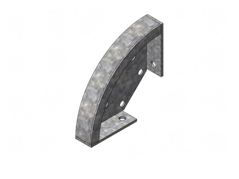 Winkelbeschlag für Bausatztreppe