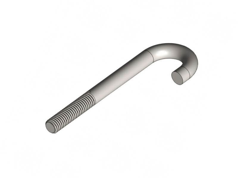 Hakenschraube für Bausatzttreppe