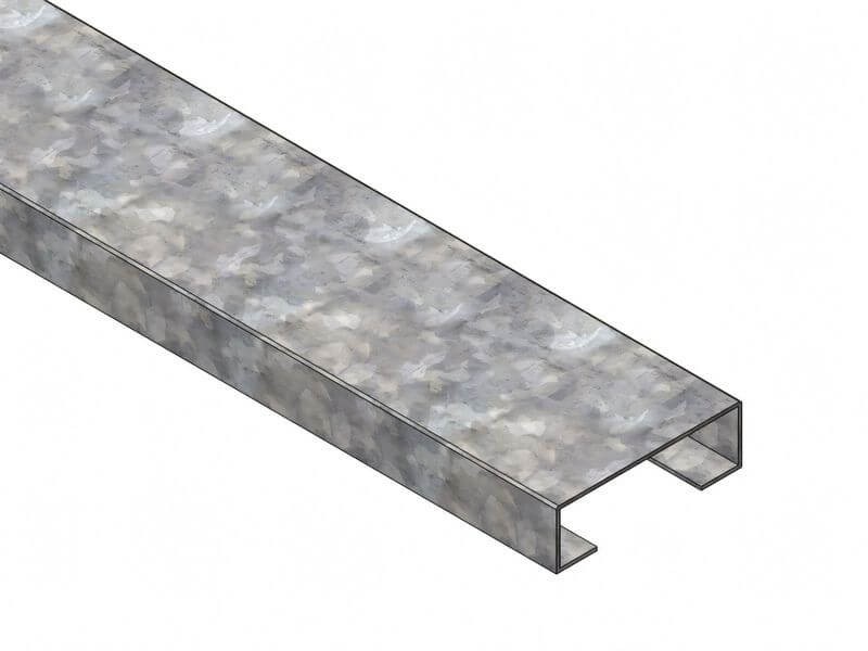 Treppenwange für Bausatztreppe 1000 mm verzinkt