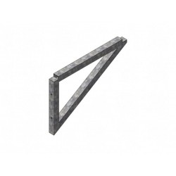 Dreieckskonsole verzinkt für Bausatztreppe 1000 mm