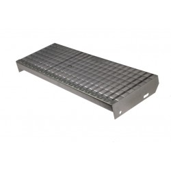 Gitterroststufe 30x30 mm verzinkt
