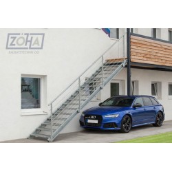 Bausatztreppe verzinkt ohne Geländer