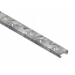 Treppenwange 11 Steigungen verzinkt links