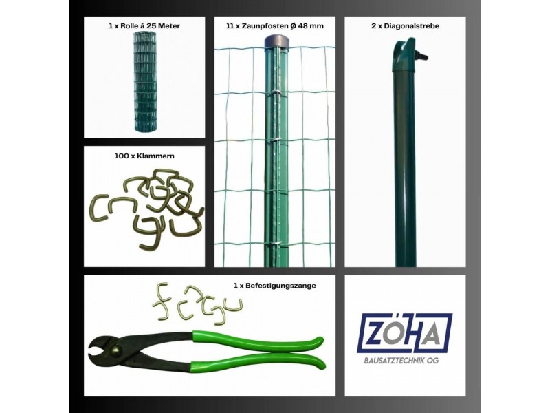 Gitterzaunset Home grün